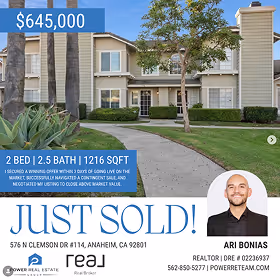 Power sold-home Instagram post